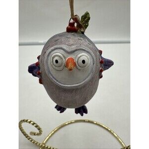 KRINKLES Patience Brewster Mini Olivia Owl Christmas Ornament Tree RARE